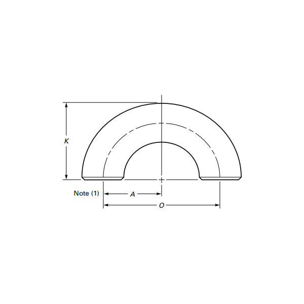 맞대기 용접 180도 엘보