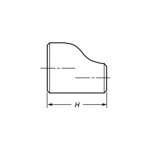 맞대기 용접 편심 감속기